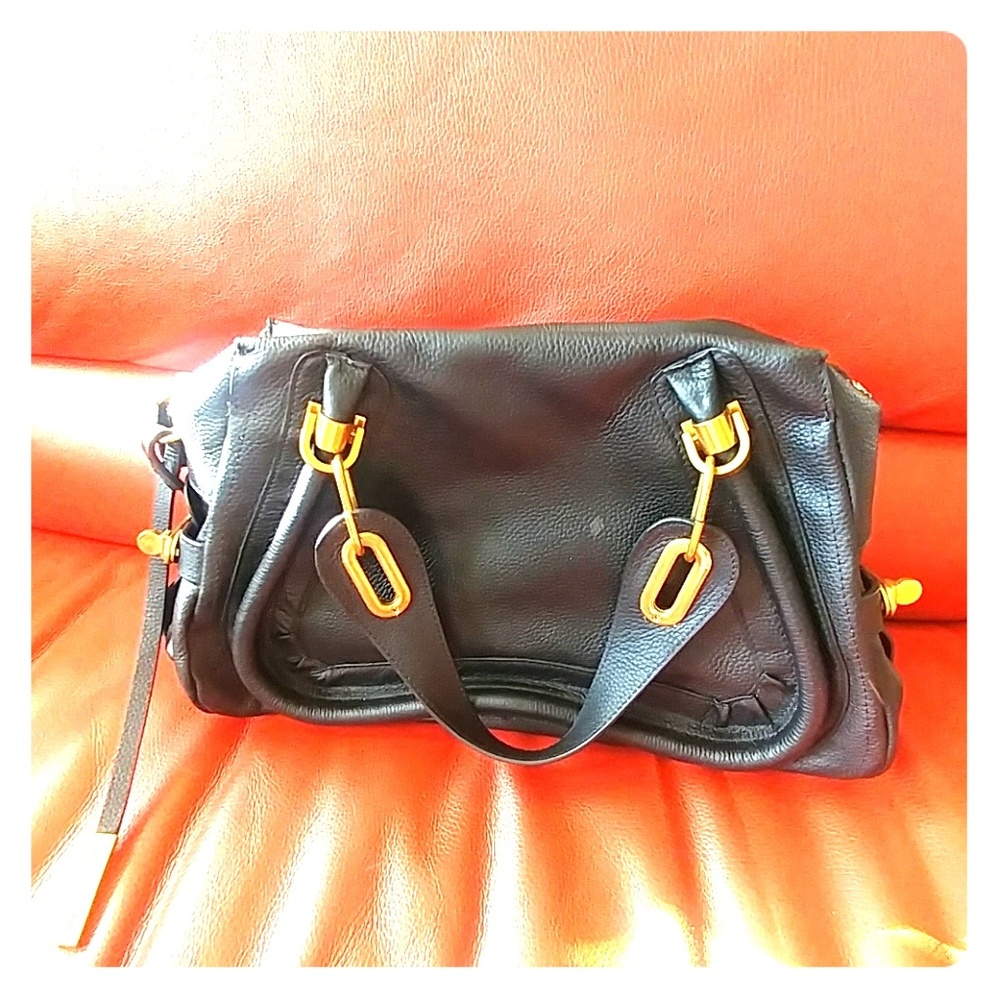 Foley & Agamo Black Leather Bag